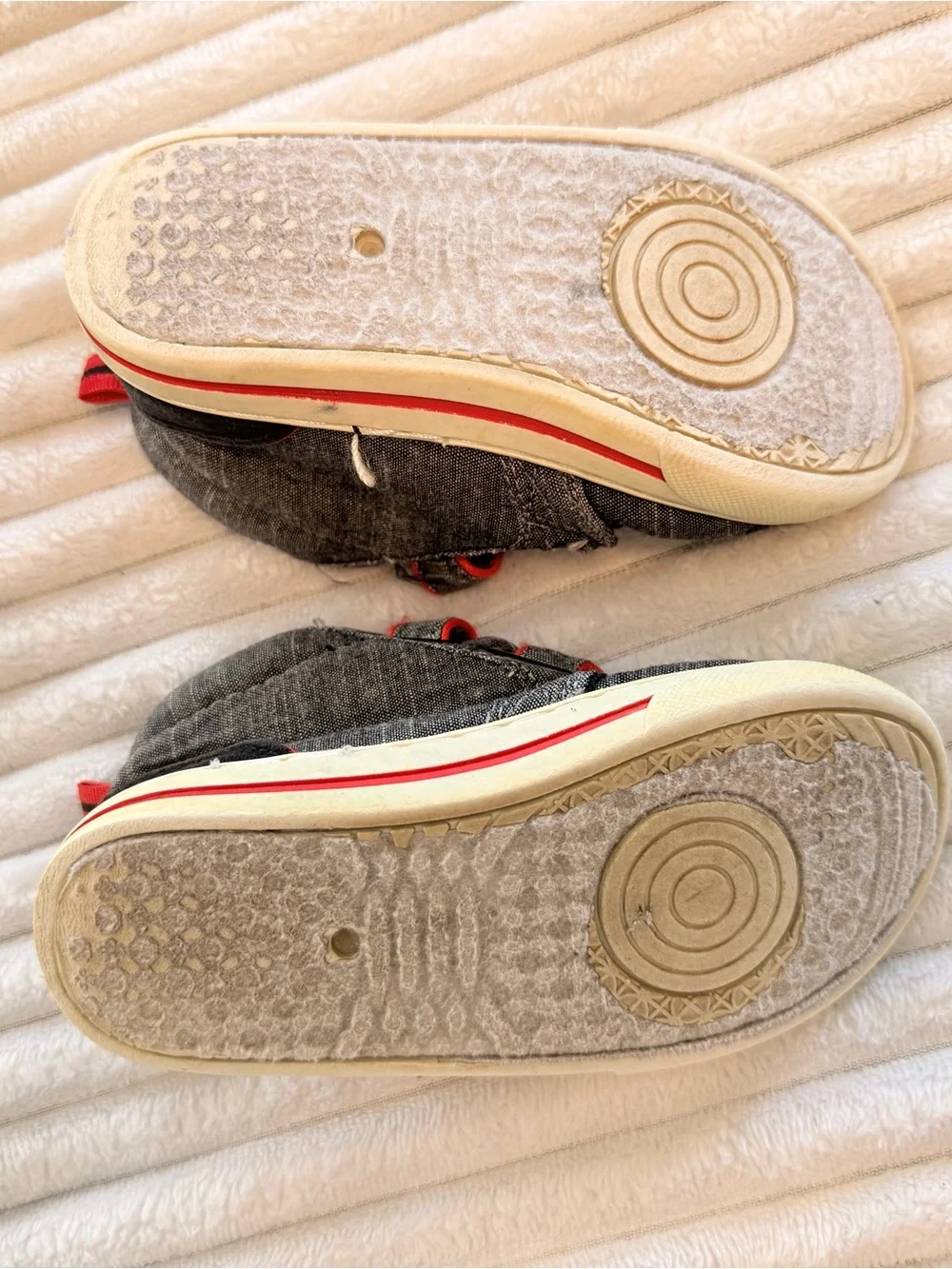 GAP Kids Mickey Mouse Navy, Gray & Red Flip Flops